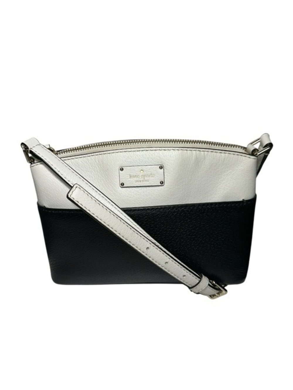 Kate Spade Grove Street Millie WKRU4194 Dark Blue White Leather Crossbody Bag